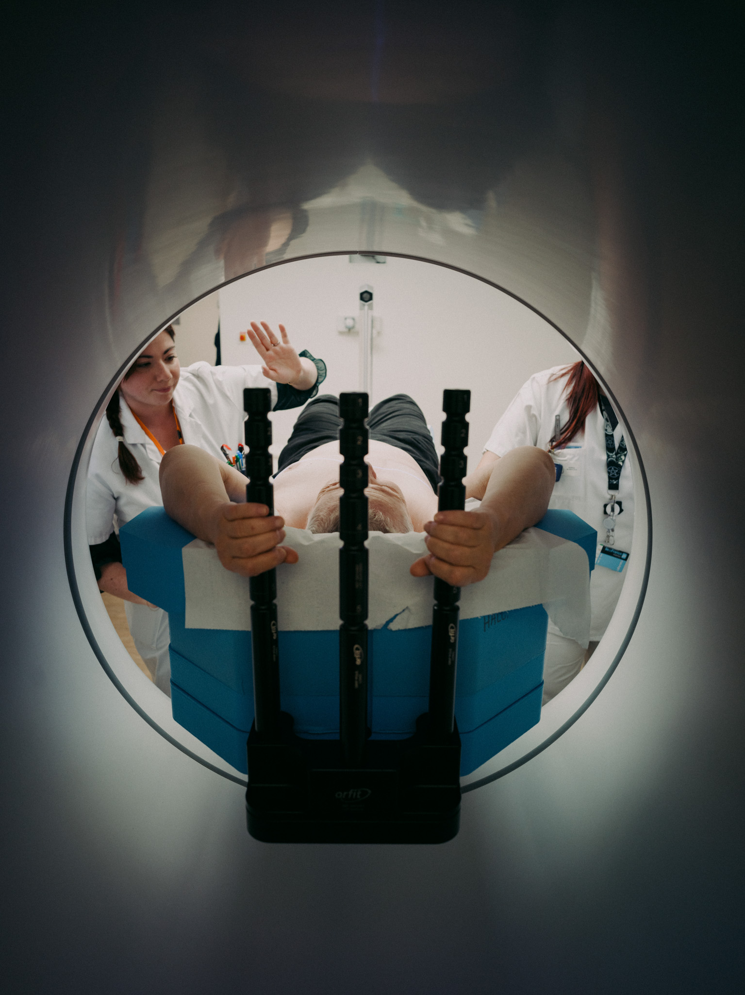 Séance de radiothérapie