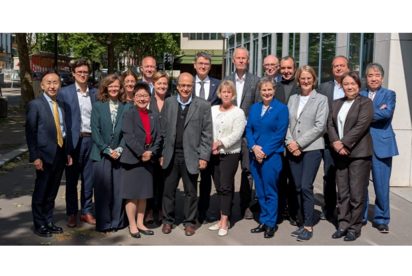 Photo des représentants des agences faisant partie du G7 Cancer